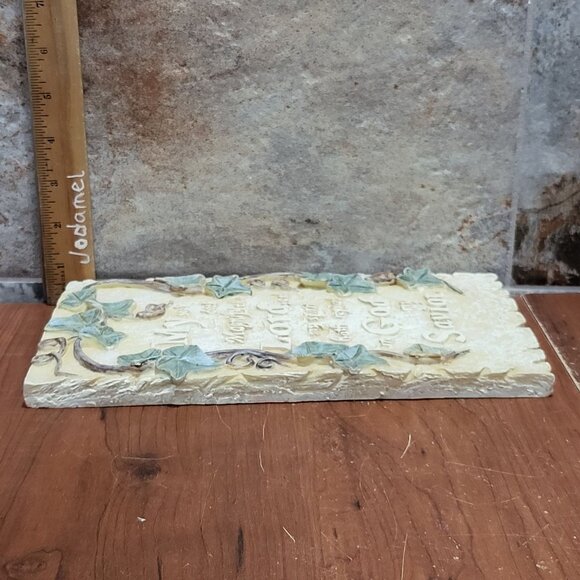 Plaster Wall Plaque Christian Inspirational Quote My Soul doth Magnify the Lord - Picture 11 of 11